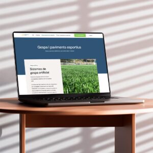Disseny web empresa esportiva