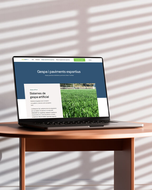 Una altra web que podràs trobar mentre naveguis per Google!

👉 Hem dissenyat i desenvolupat el nou lloc web d'Actisport @acti.sport, una empresa especialitzada en gespa artificial i disseny d'instal·lacions esportives.

L'objectiu era facilitar la navegació dels usuaris, mostrar tots els serveis que ofereixen i veure tots els projectes elaborats. 

Entra a veure-la!
👀 www.acti-sport.com

#badabadoc #badabadocomunicacio #dissenyweb #web #manlleu